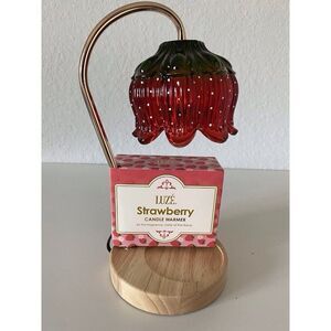 Luze ANTHROPOLOGIE STRAWBERRY SHORTCAKE‎ CANDLE WARMER LAMP Dimmable Viral NEW